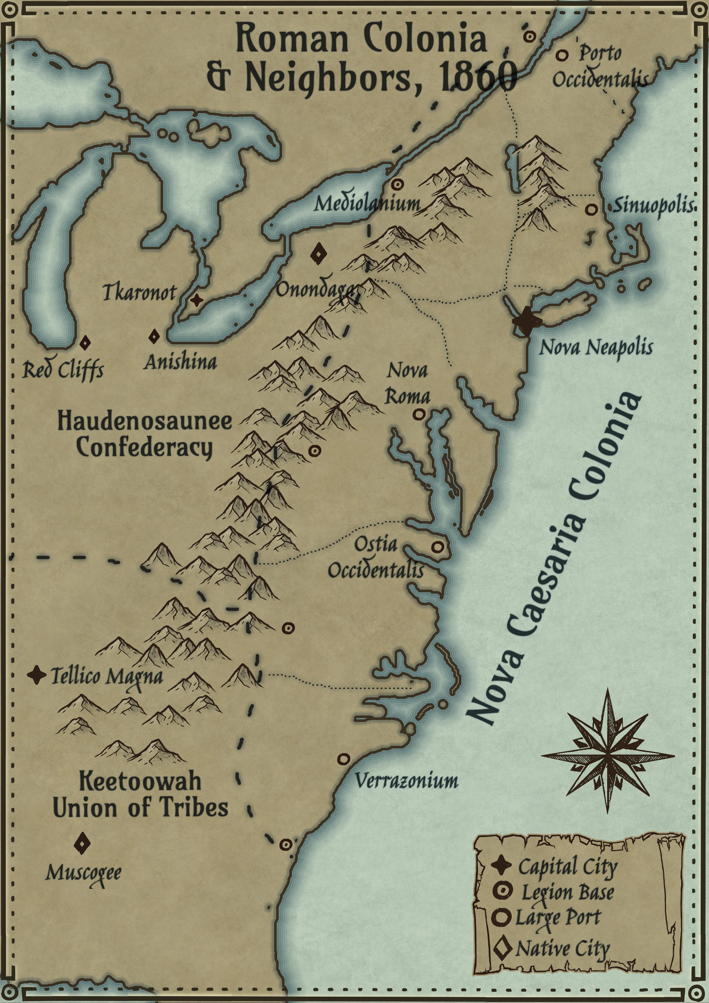 Colonies of New Caesaria(1)